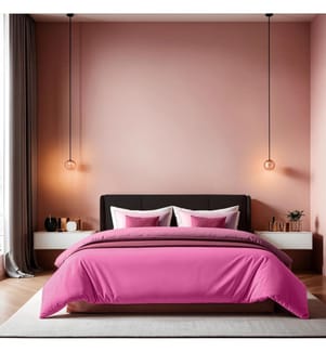 Copripiumino matrimoniale Ranforce, rosa antico, 100% COTONE RANFORCE