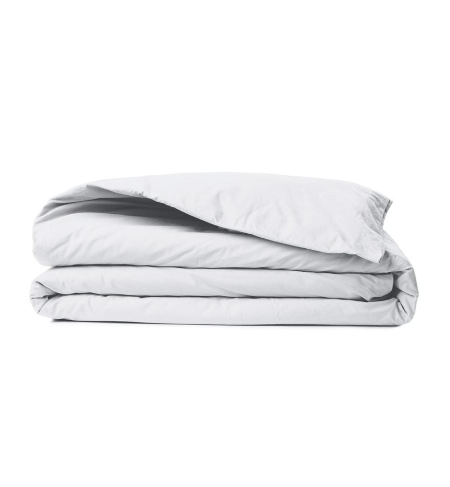 Housse de couette double Ranforce, blanche, 100 % COTON RANFORCE