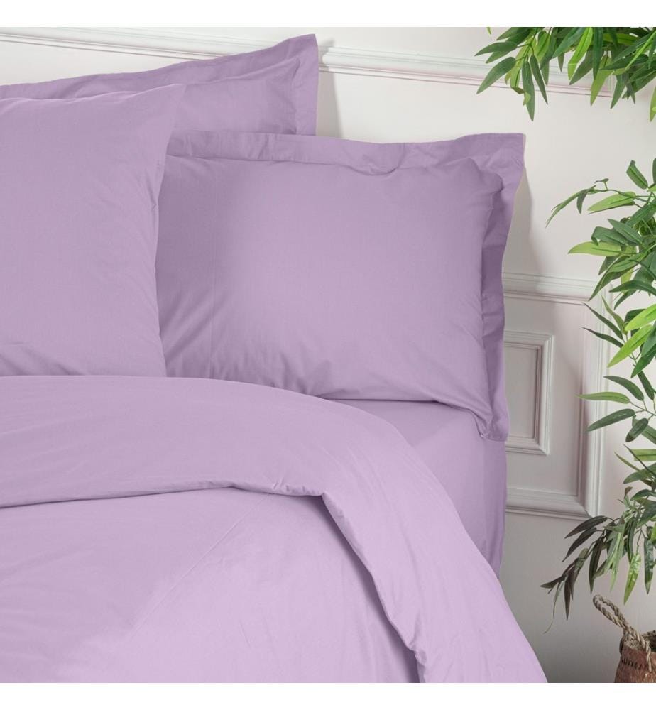 Ranforce Bettbezug für Kingsize-Bett, Flieder, 100 % BAUMWOLLE RANFORCE