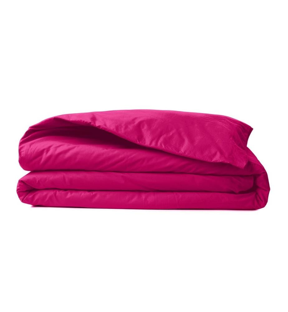 Housse de couette Ranforce King, rose poudré, 100 % COTON RANFORCE