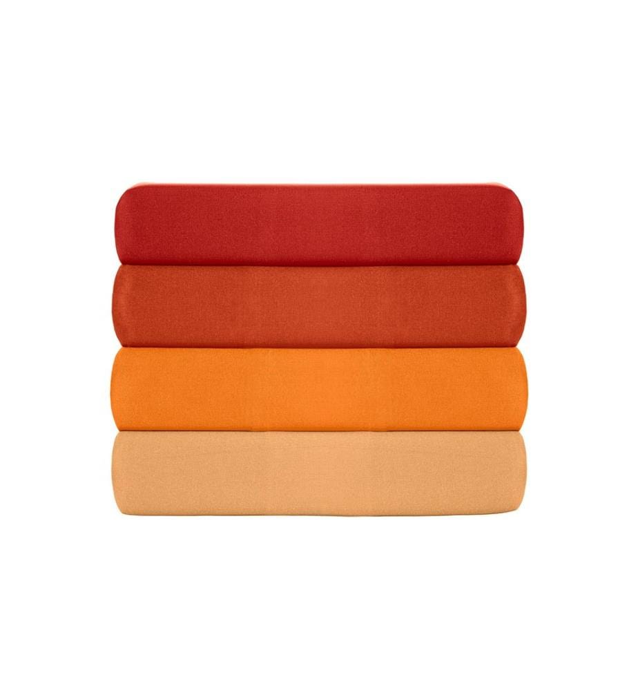 Drap-housse petit format Ranforce, orange, 100 % COTON RANFORCE