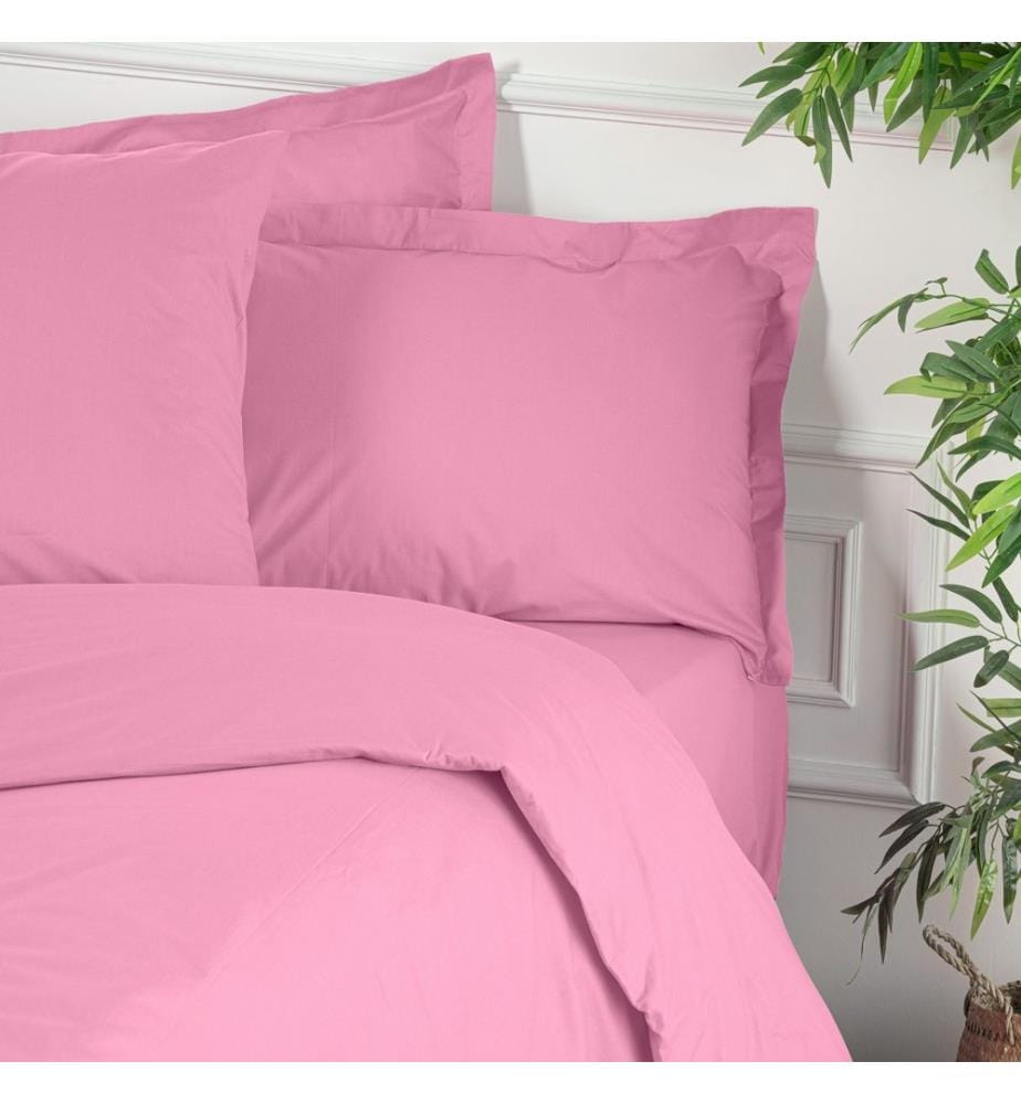 Copripiumino singolo Ranforce, rosa antico, 100% COTONE RANFORCE