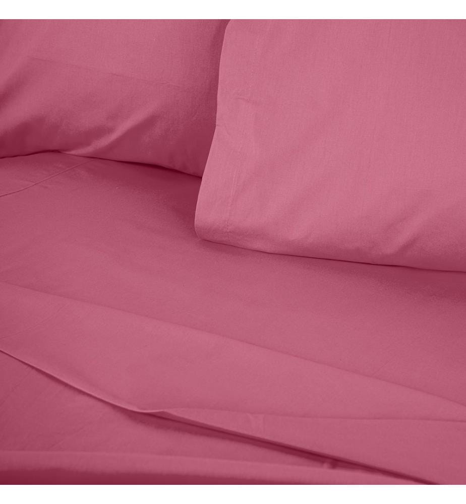 Copripiumino singolo Ranforce, rosa antico, 100% COTONE RANFORCE