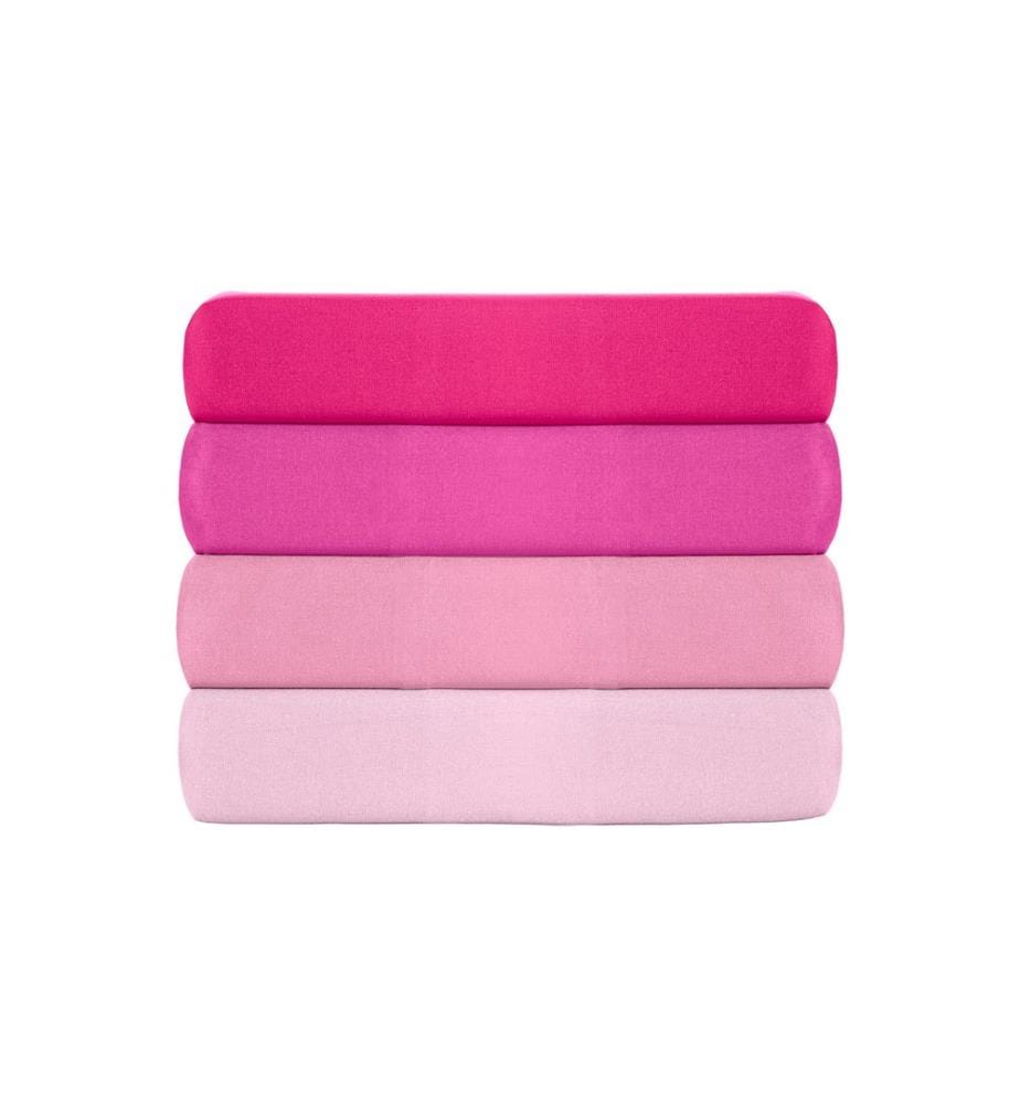Ensemble de taies d'oreiller Oxford, 2 pièces, rose poudré, 100 % COTON RANFORCE