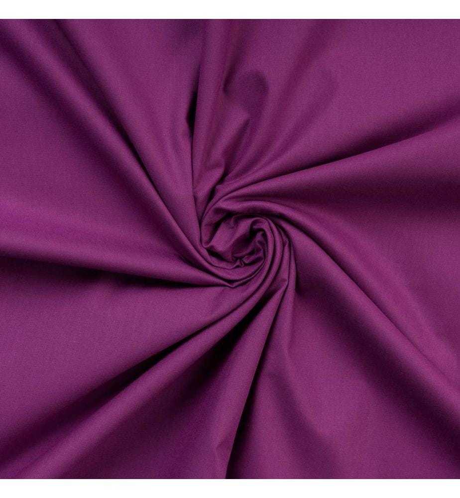 Drap-housse double Ranforce, violet, 100 % COTON RANFORCE