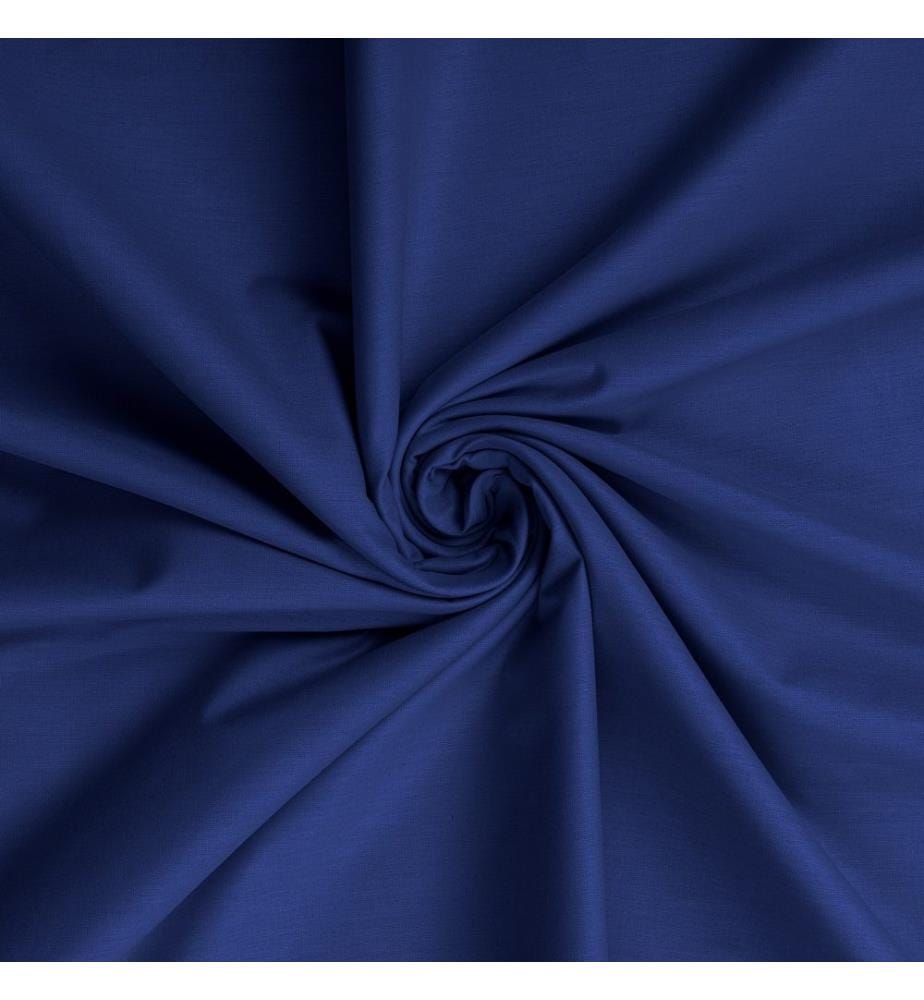 Ranforce Double XL Fitted Sheet, Dark Blue, 100% COTTON RANFORCE