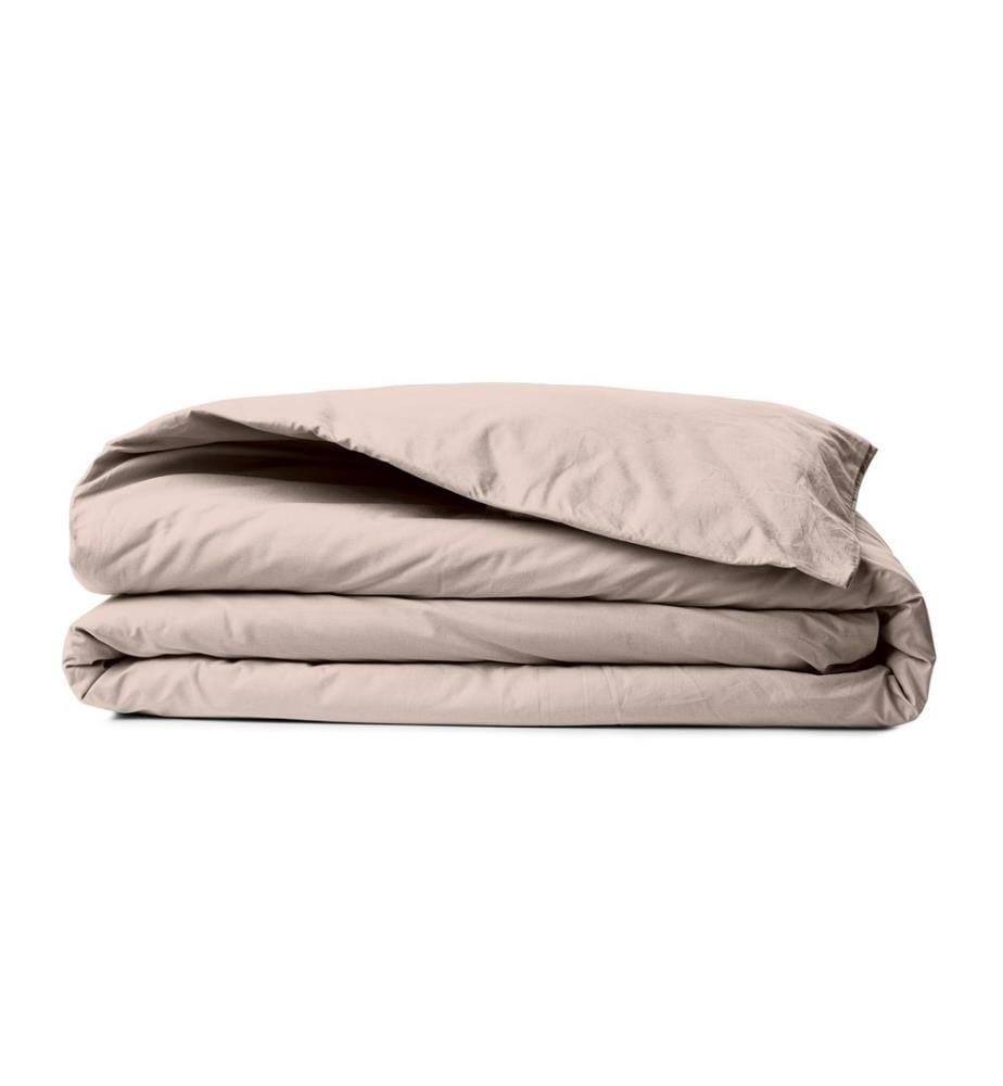 Housse de couette double Ranforce, beige, 100 % COTON RANFORCE
