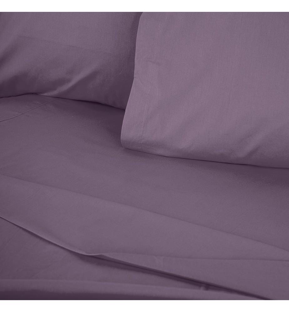 Drap-housse petit format Ranforce, rose poudré, 100 % COTON RANFORCE