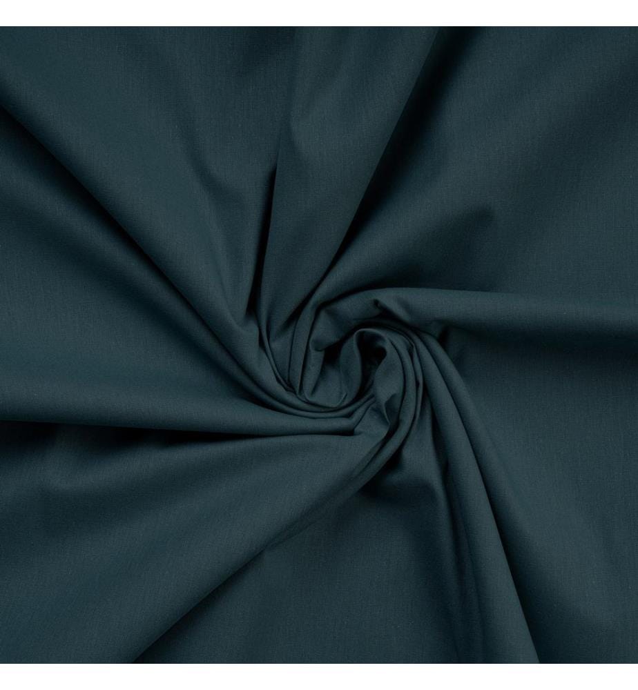Drap-housse petit format Ranforce, vert pétrole, 100 % COTON RANFORCE