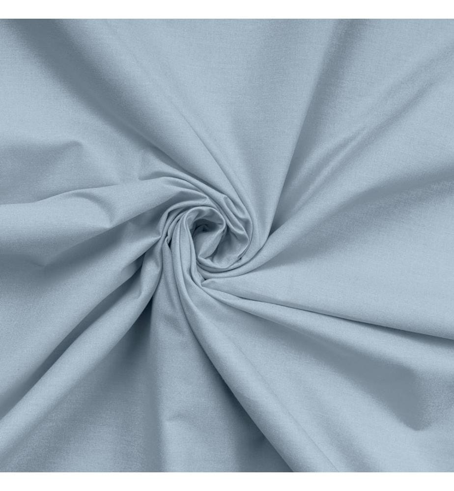 Housse de couette simple Ranforce, bleu, 100 % COTON RANFORCE