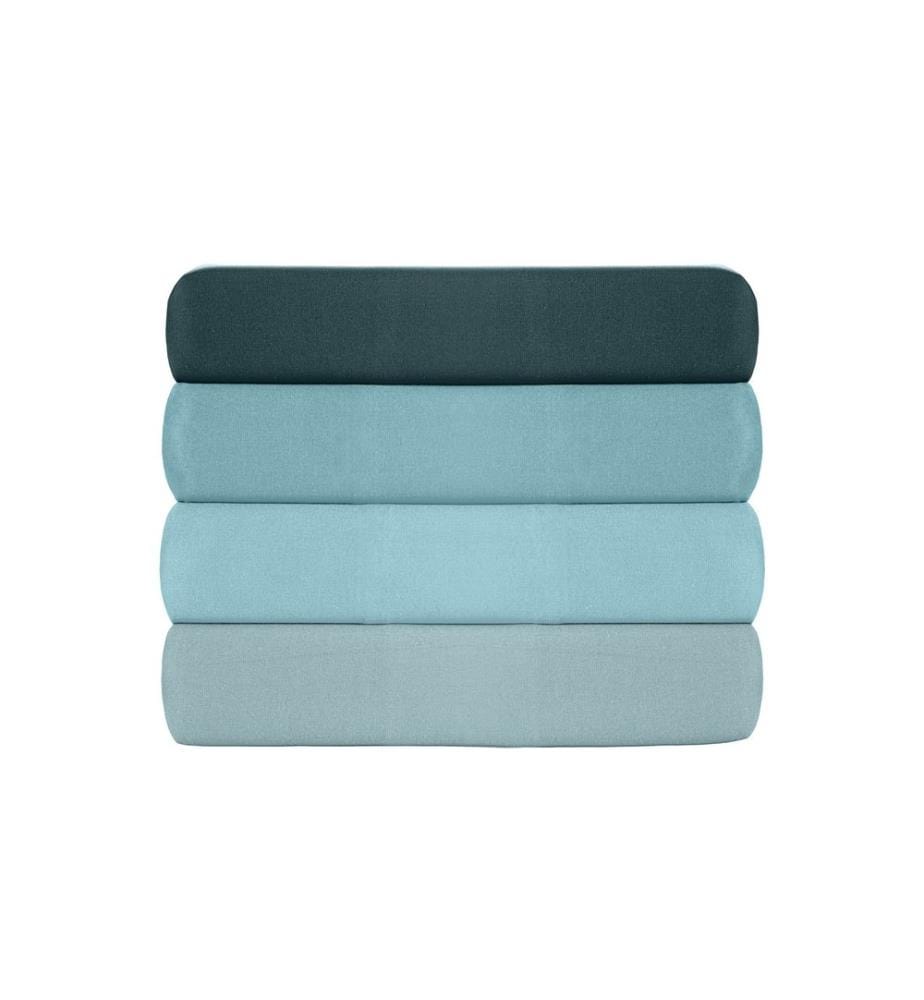 Set di federe, 2 pezzi, menta, 100% COTONE RANFORCE