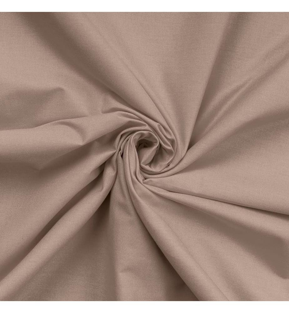 Drap-housse double XL Ranforce, beige, 100 % COTON RANFORCE