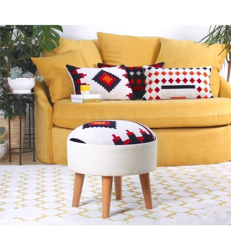 Pouf, Multicolor, 50% Cotone / 50% Poliestere