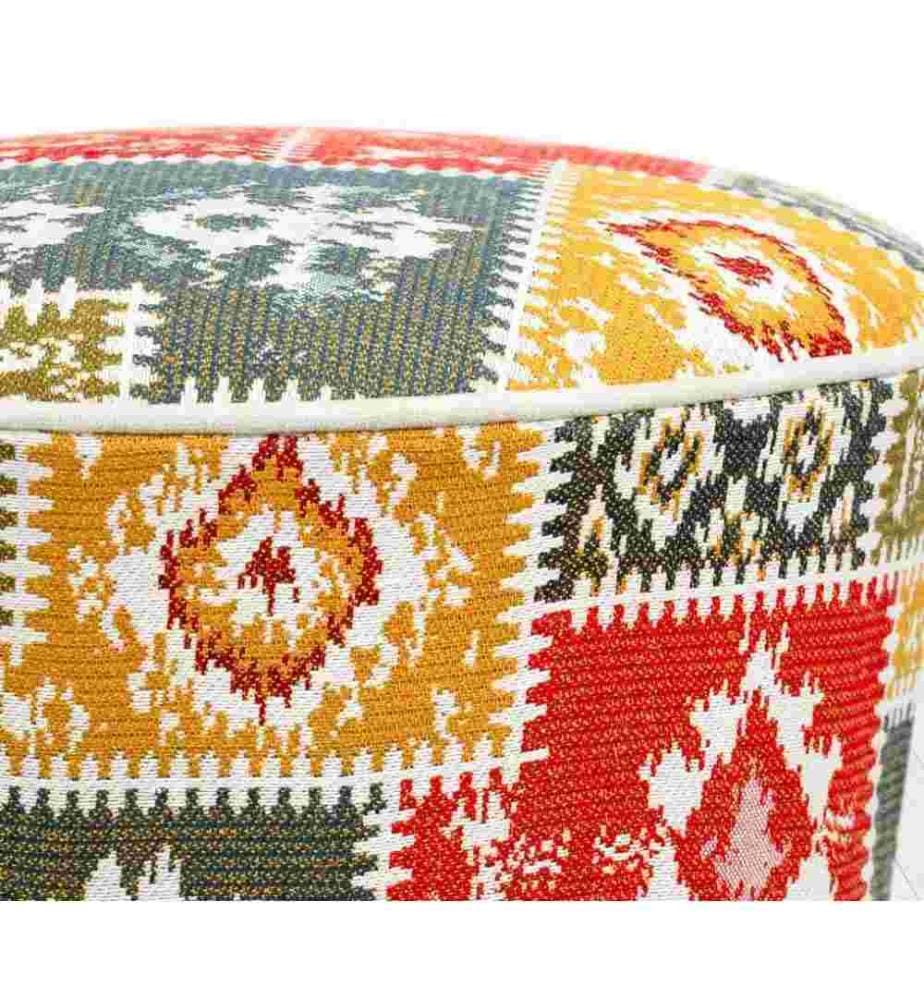Pouffe, Multicolor, Polyester