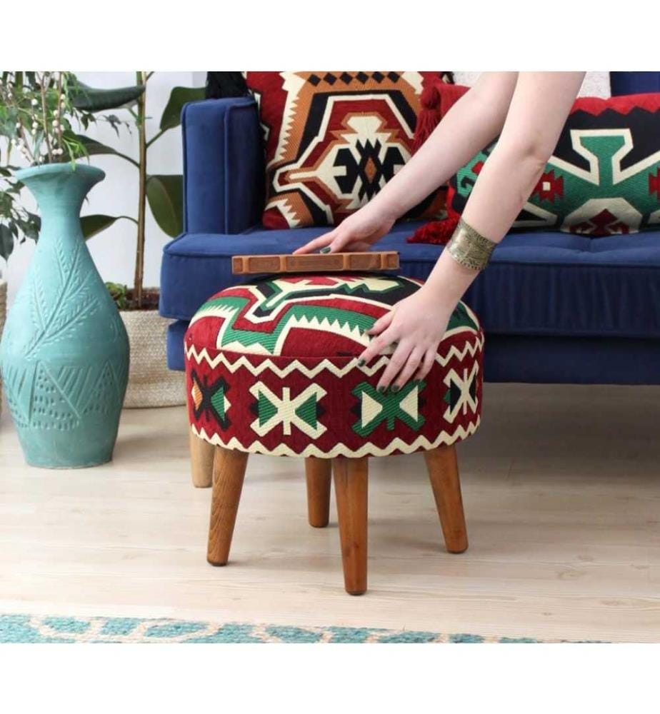 Pouf, Multicolor, 50% Cotone / 50% Poliestere