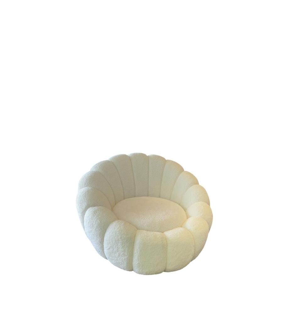 Wing Chair, White, Frame: HORNBEAM / MDF