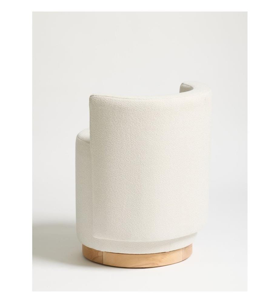 Tuffet, Cream, Frame: 100% BEECH WOOD
