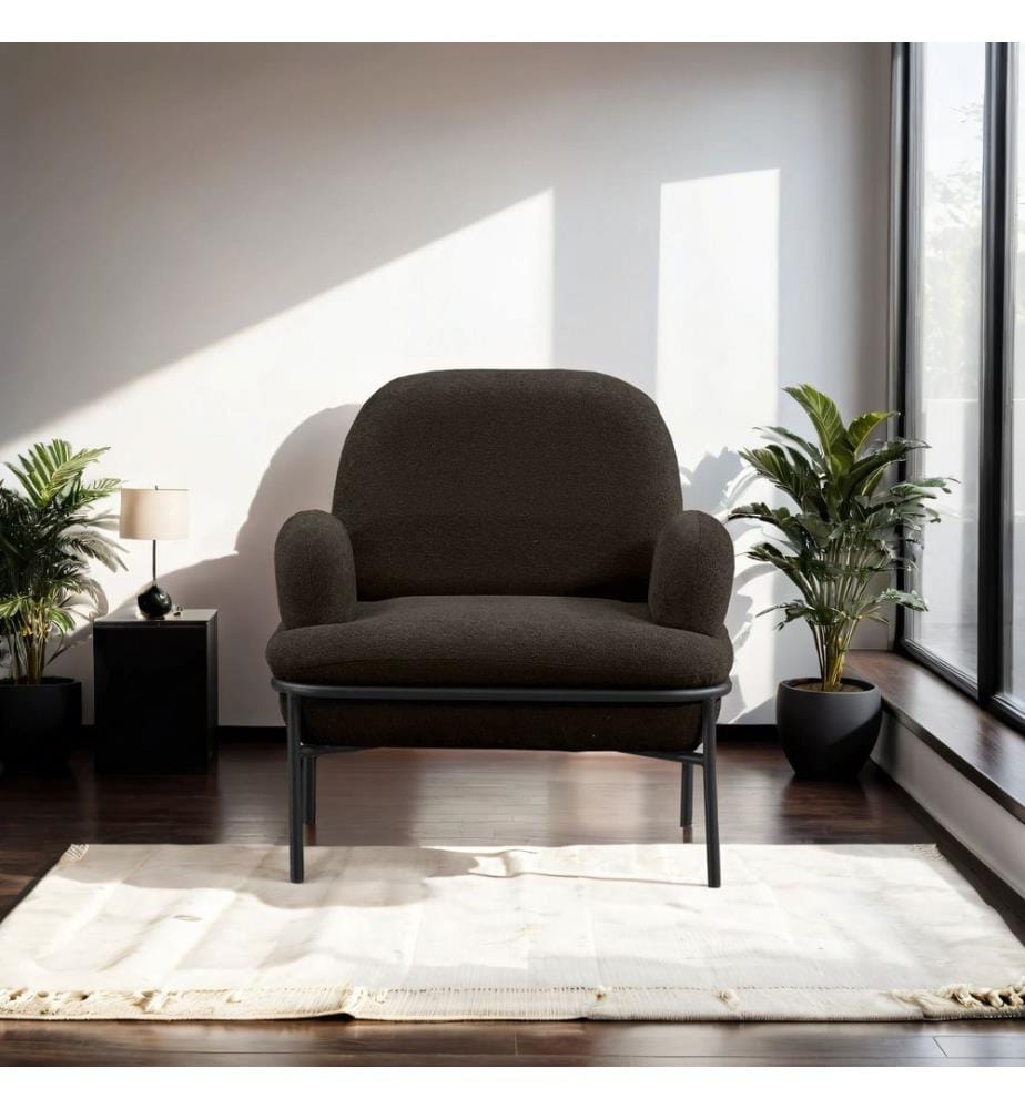 Wing Chair, Anthracite, 100% PLYWOOD