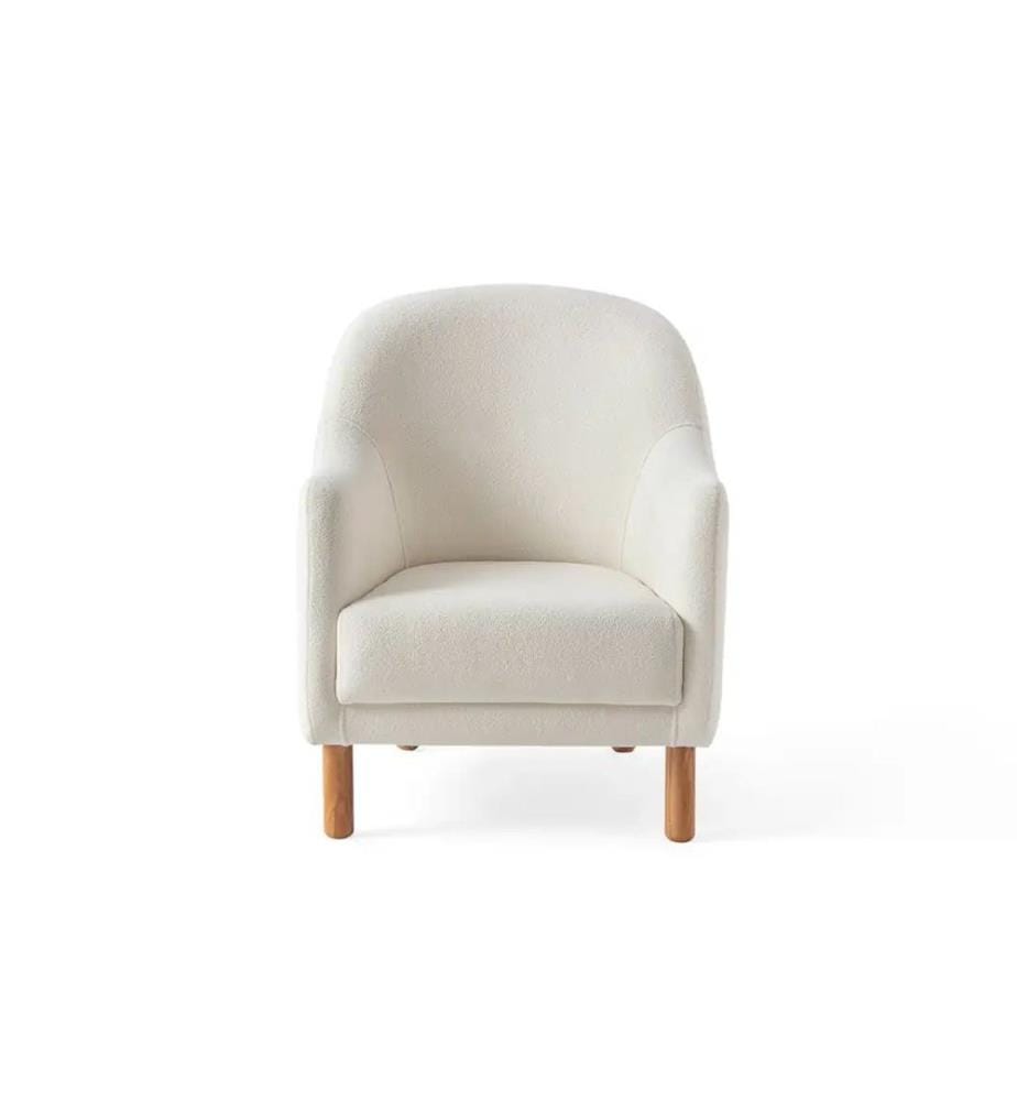 Wing Chair, blanc, châssis : 70% CHARME / 30% AGGLOMÉRÉ MÉLAMINÉ