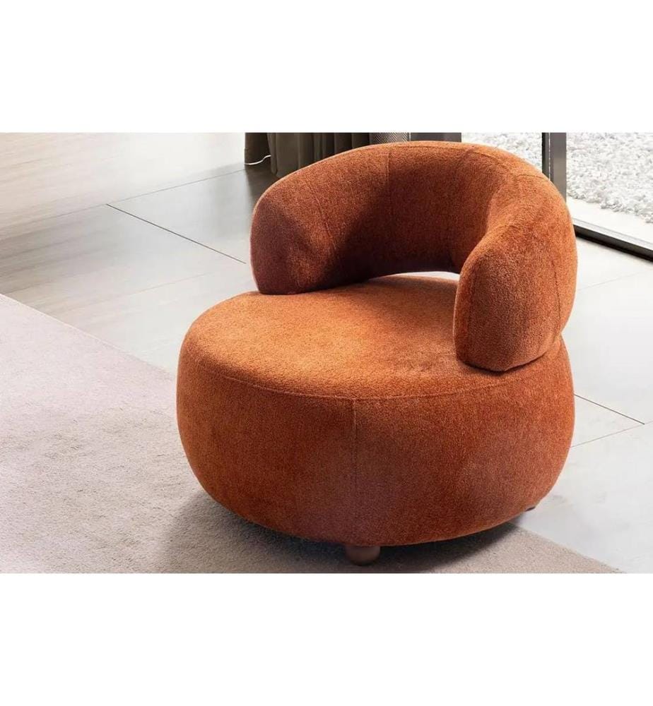 Wing Chair, Tile Red, Structure : 70% CHARME / 30% AGGLOMÉRÉ MÉLAMINÉ
