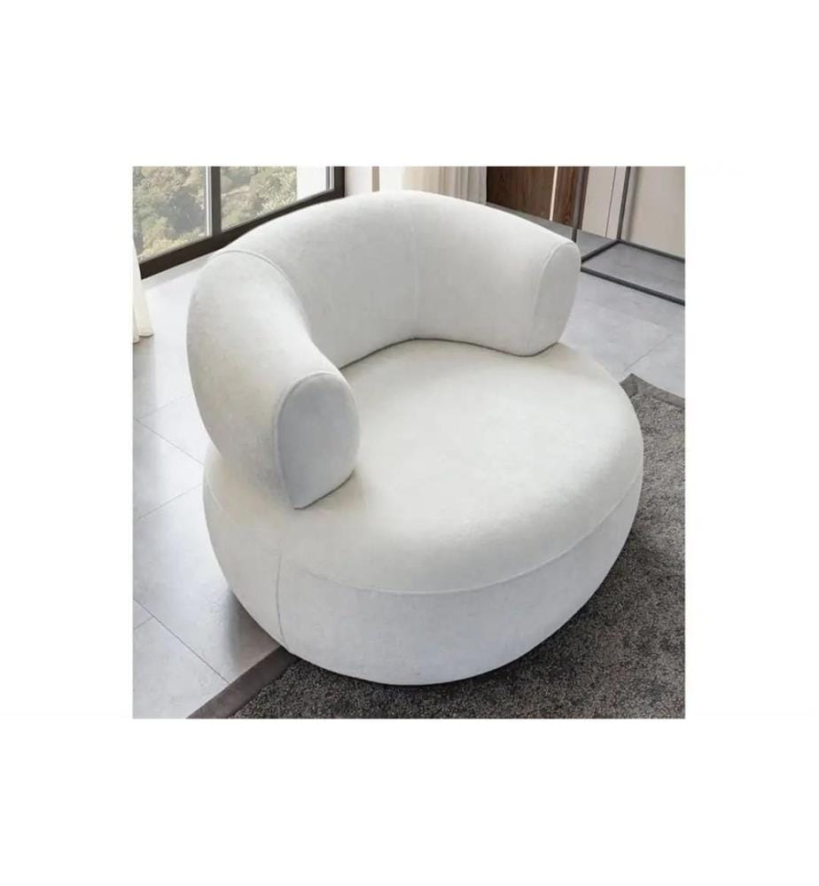 Wing Chair, White, Frame: 70% HORNBEAM / 30% MELAMINE COATED CHIPBOARD