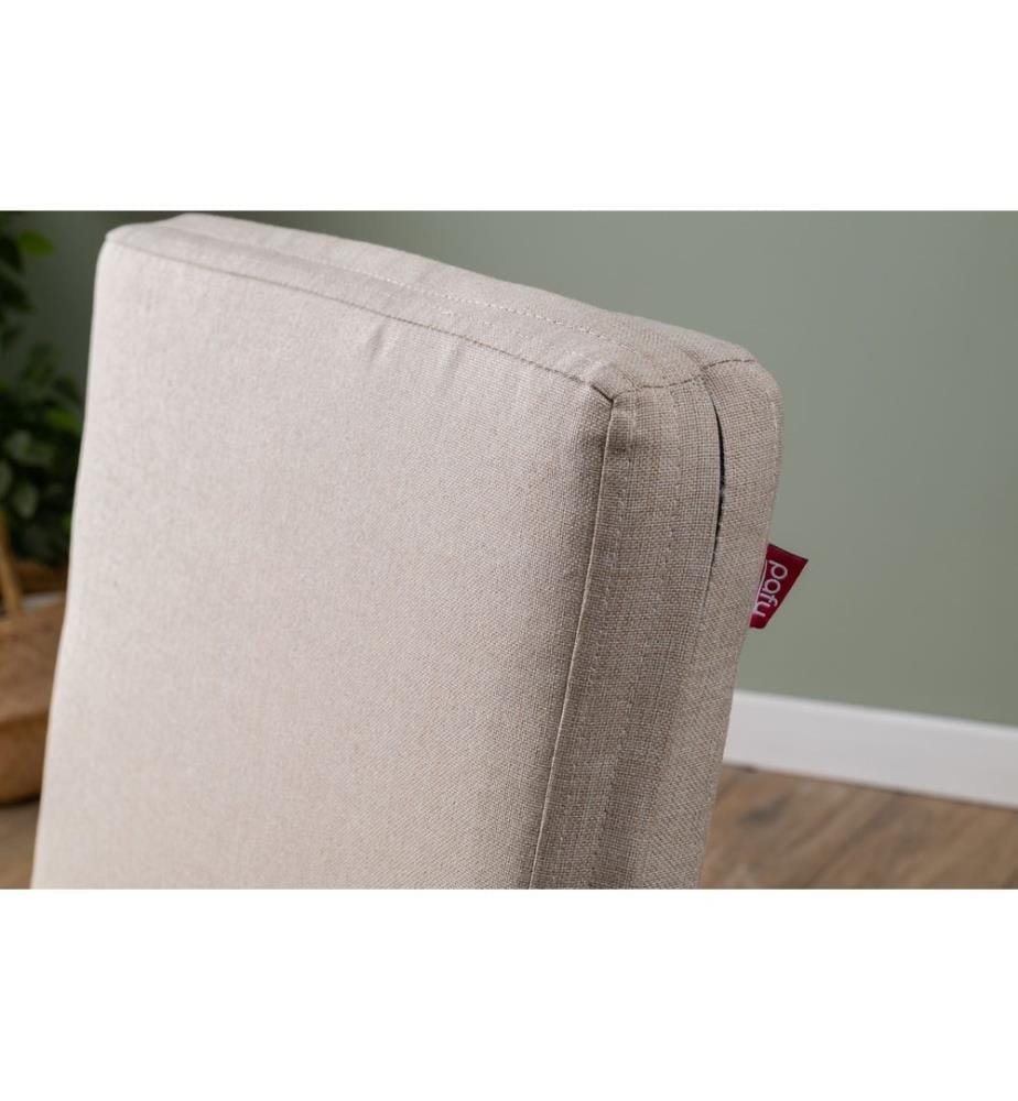 Schaukelstuhl, 100 % Metall, Creme