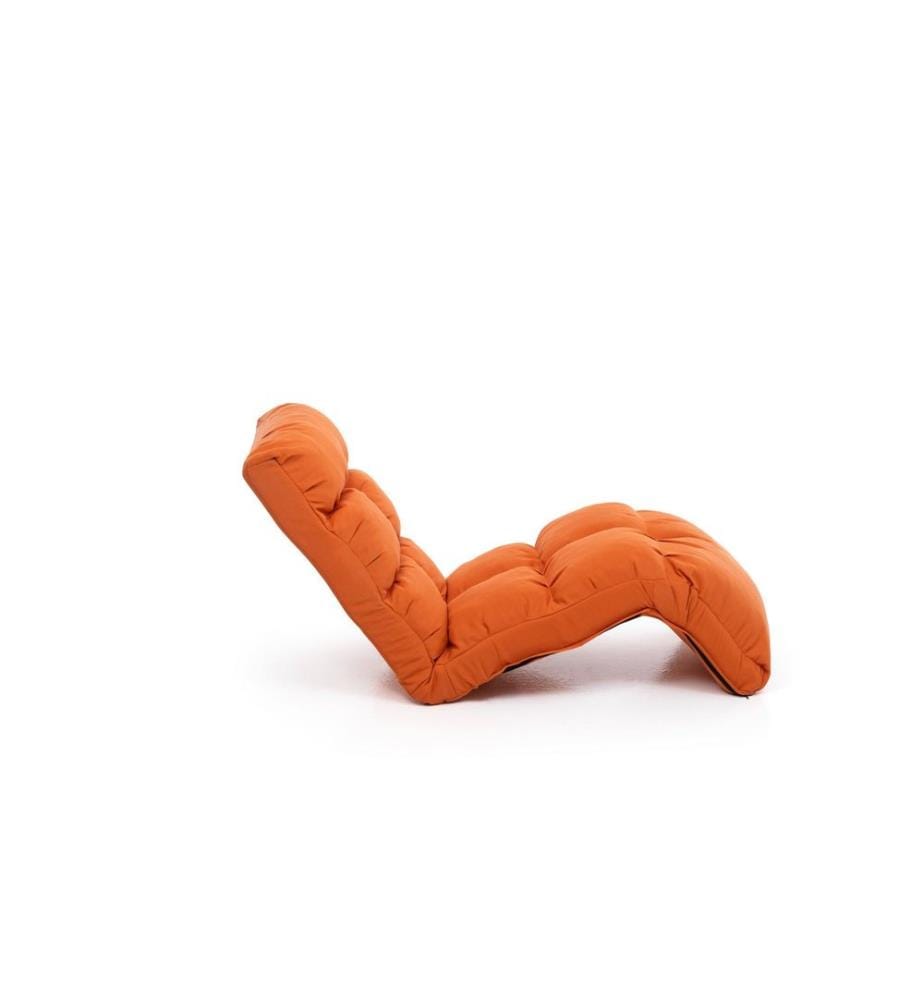 Gartenschaukelstuhl, 100 % Metall, Orange
