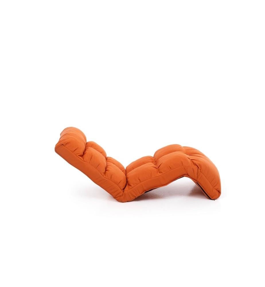 Gartenschaukelstuhl, 100 % Metall, Orange