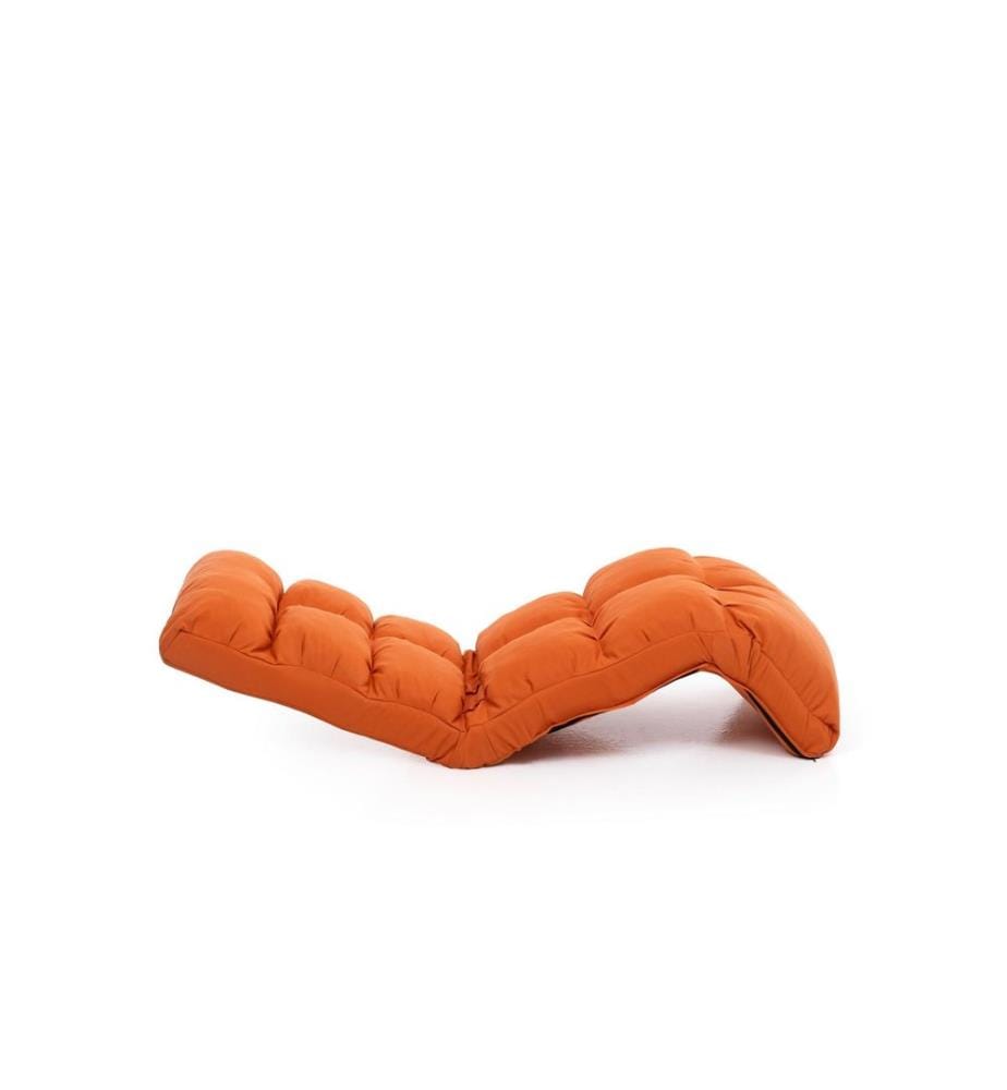 Gartenschaukelstuhl, 100 % Metall, Orange