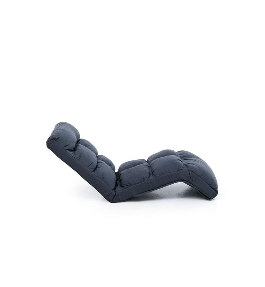 Fauteuil à bascule de jardin, 100 % MÉTAL, anthracite