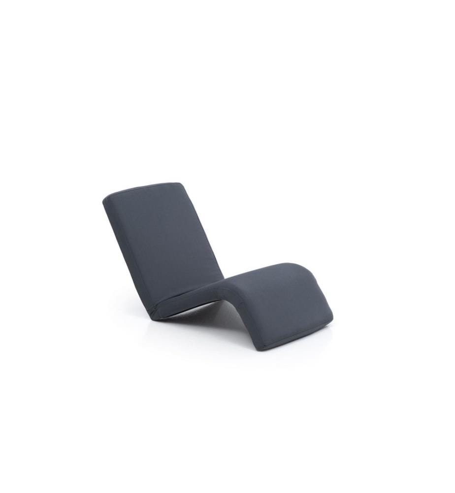 Fauteuil à bascule de jardin, 100 % MÉTAL, anthracite