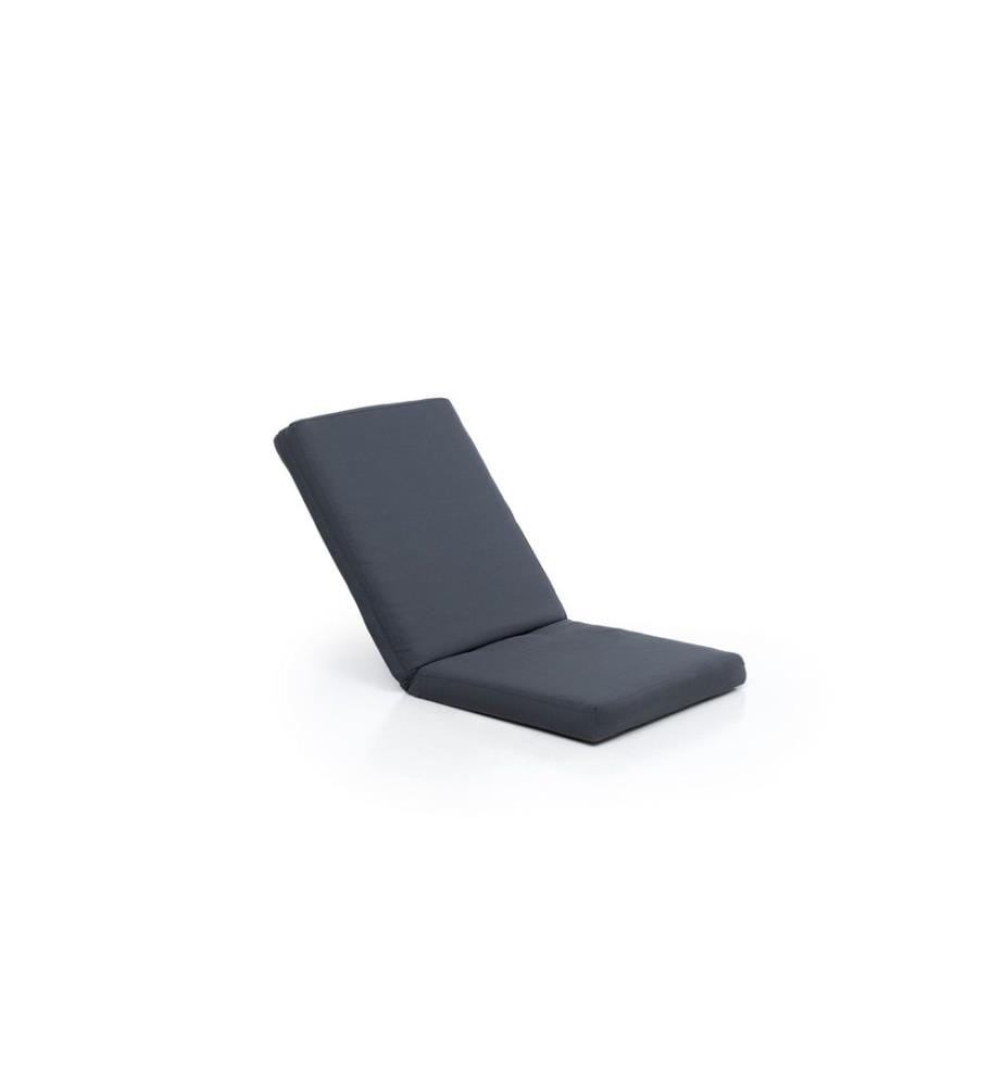 Fauteuil à bascule de jardin, 100 % MÉTAL, anthracite