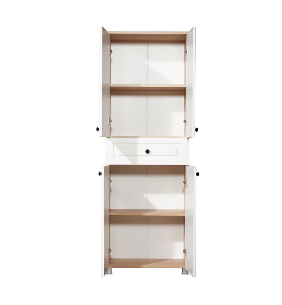 Kleiderschrank, Eiche Saphir Schwarz, Melaminbeschichtete Spanplatte