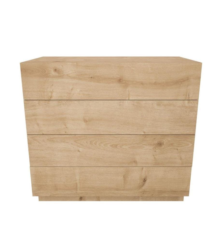 Commode, chêne, panneau de particules mélaminé