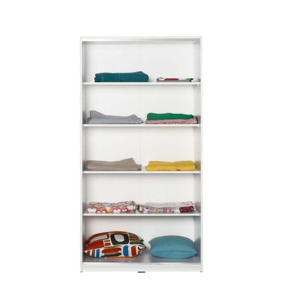 Armoire, blanc, panneau de particules mélaminé