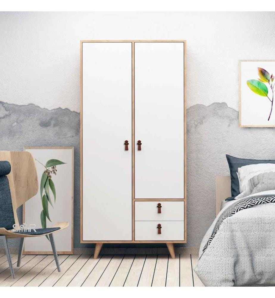 Armoire, Chêne Blanc, Panneau de particules mélaminé