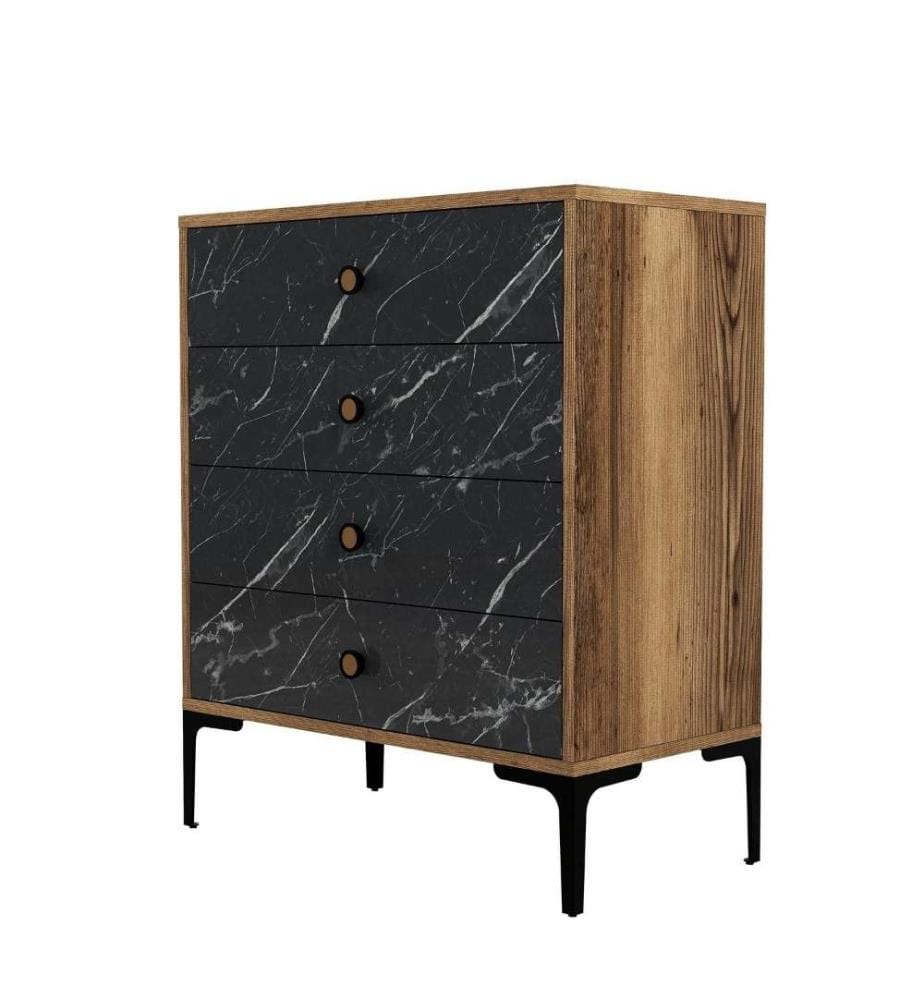 Commode, Noyer Noir, Panneau de particules mélaminé