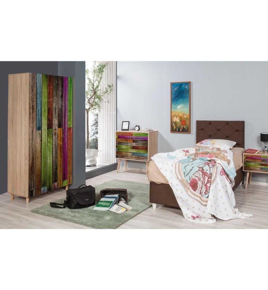 Armoire, chêne Sonoma, panneau de particules mélaminé
