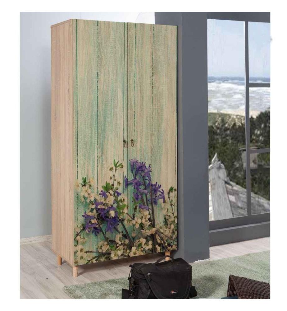 Armoire, chêne Sonoma, panneau de particules mélaminé