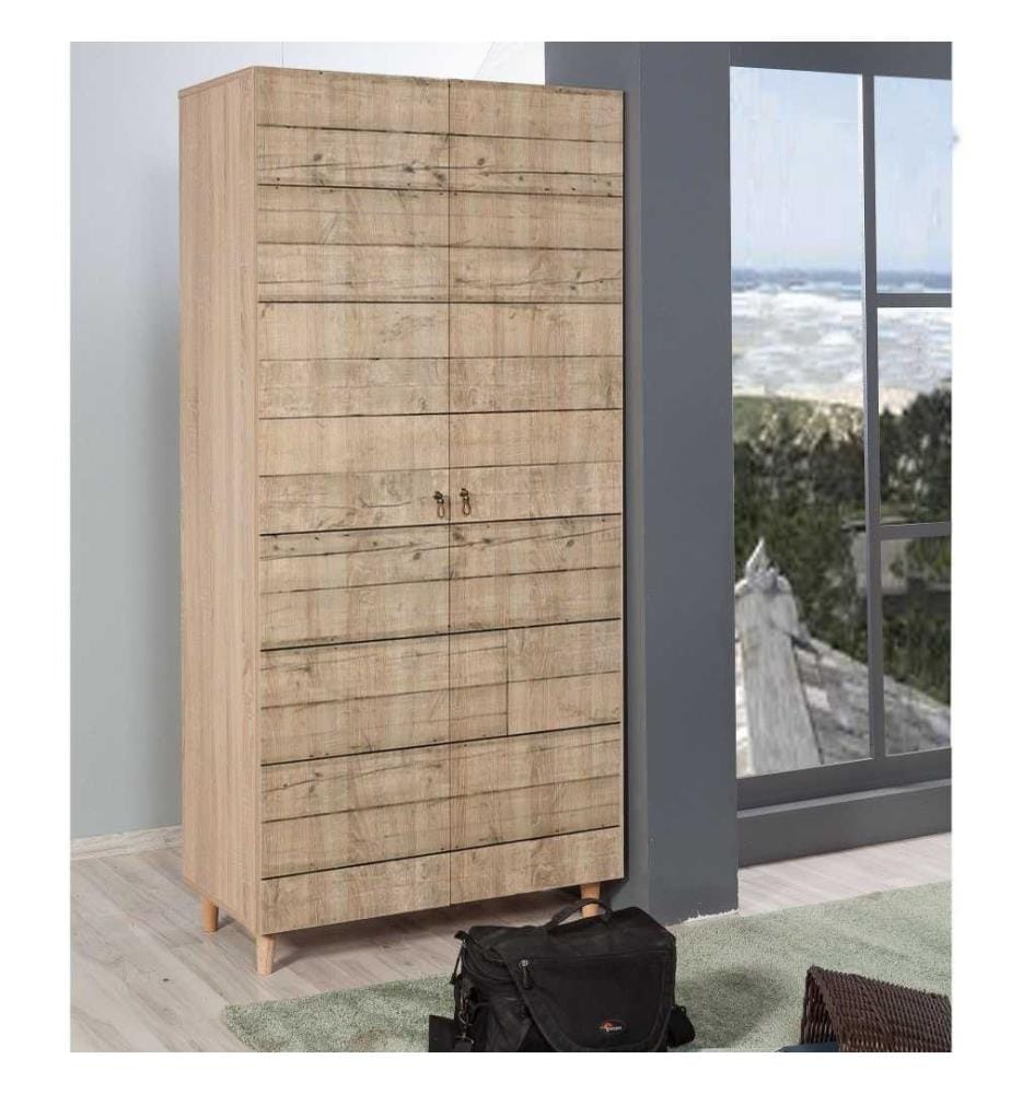 Armoire, chêne Sonoma, panneau de particules mélaminé