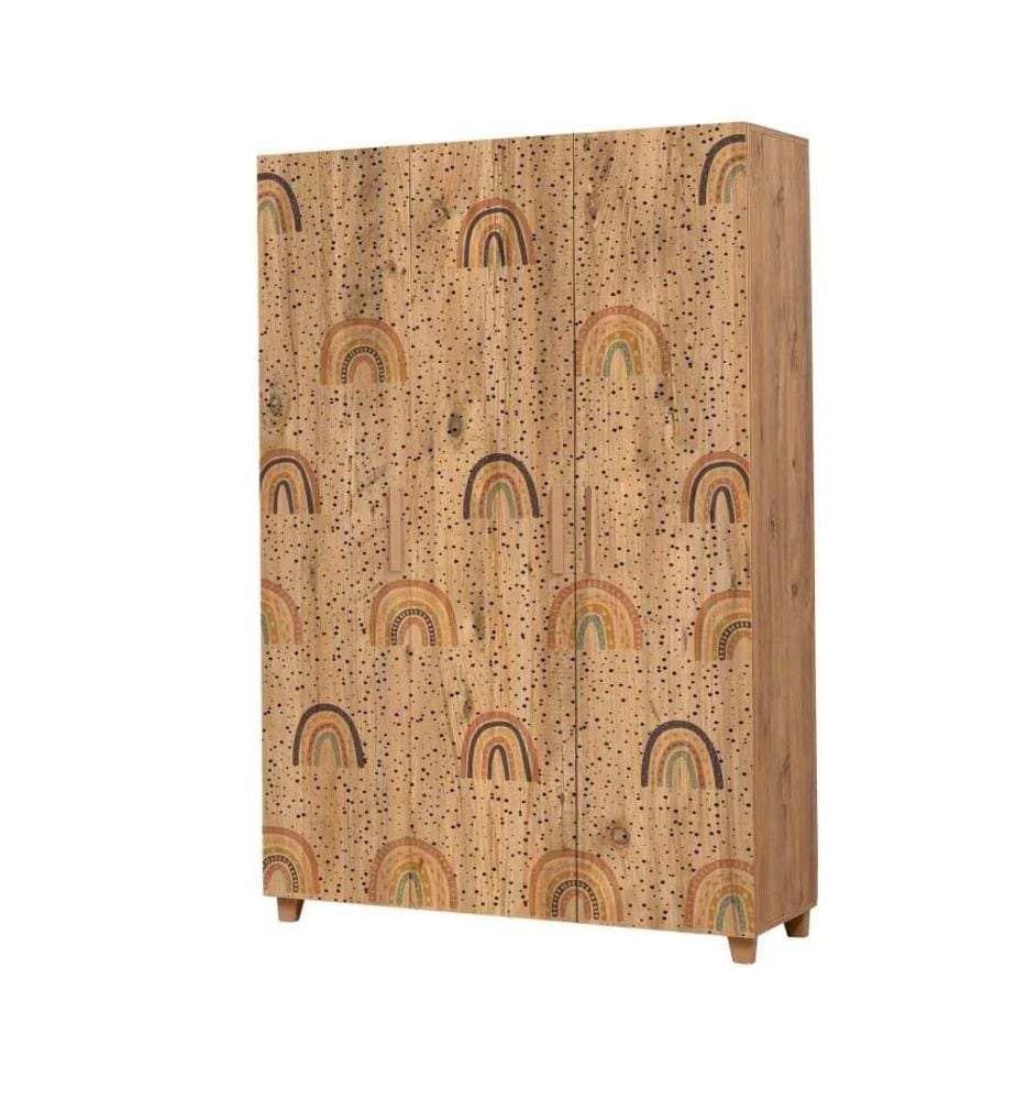 Armoire, pin atlantique, panneau de particules mélaminé