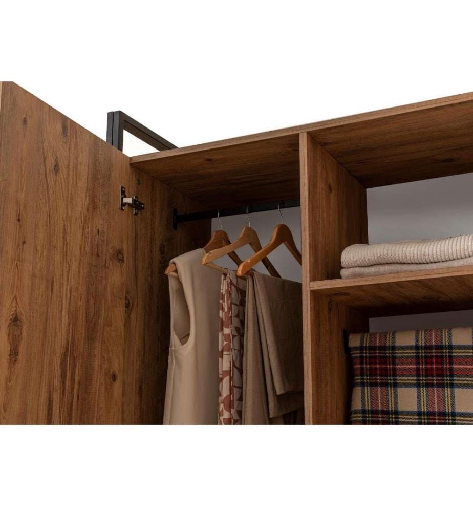 Armoire, pin atlantique, panneau de particules mélaminé