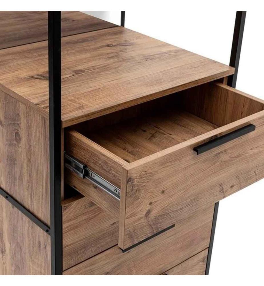 Armoire, pin atlantique, panneau de particules mélaminé