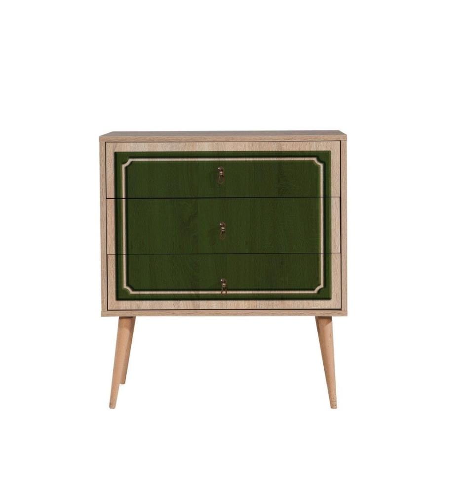 Commode, chêne Sonoma, panneau de particules mélaminé