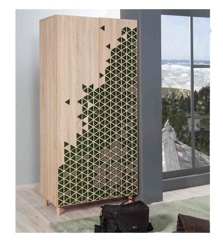 Armoire, chêne Sonoma, panneau de particules mélaminé
