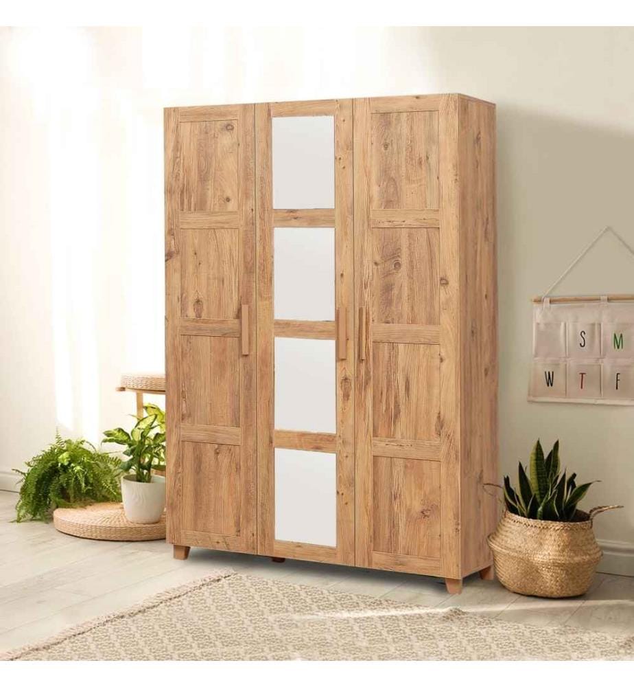 Armoire, pin atlantique, panneau de particules mélaminé