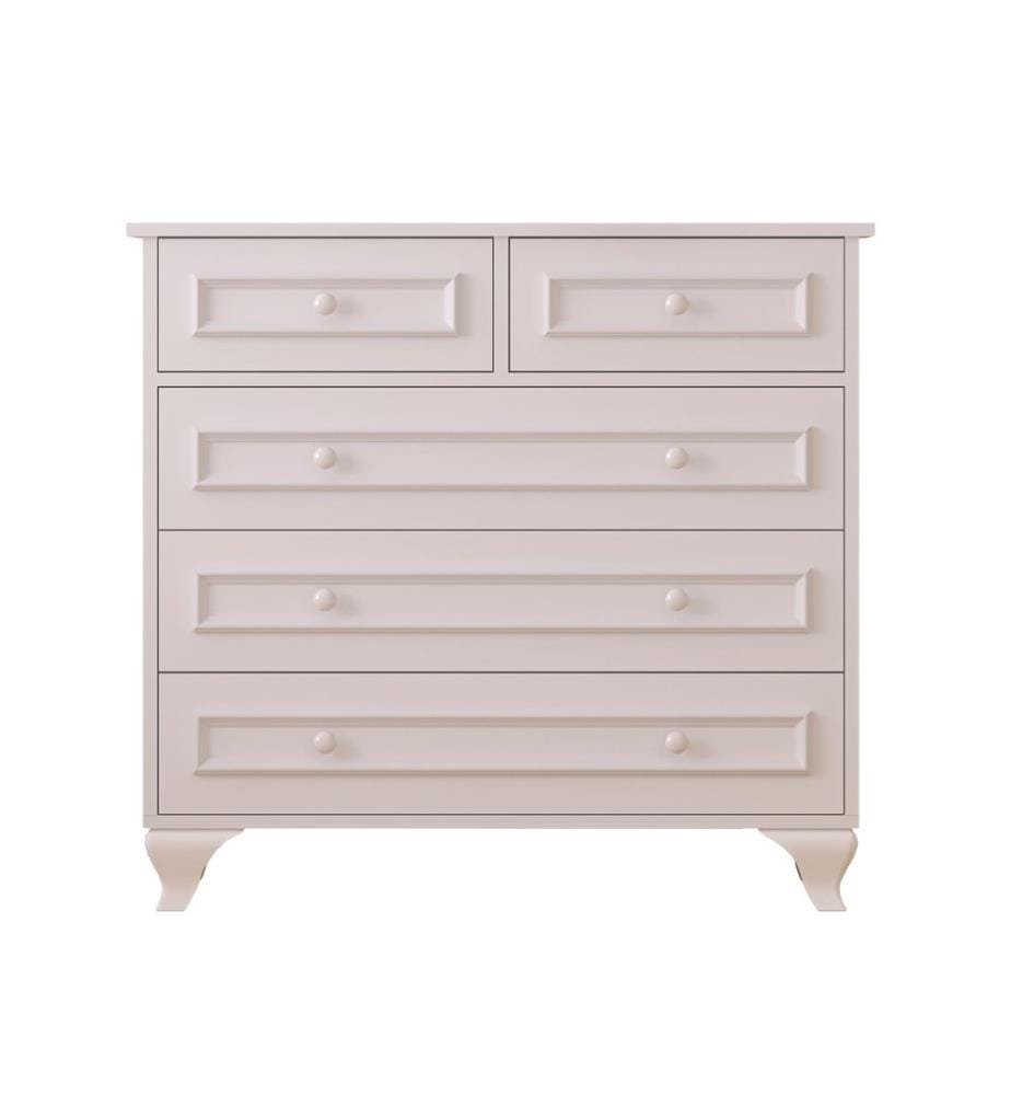 Dresser, Matte White, 100% MELAMINE COATED E1 QUALITY CHIPBOARD