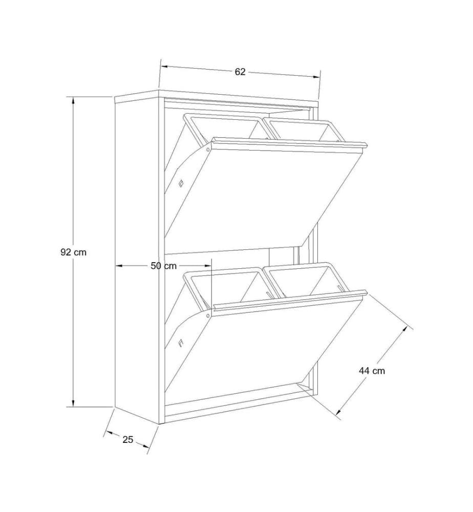 Mehrzweckschrank, weiss, 100 % Blech