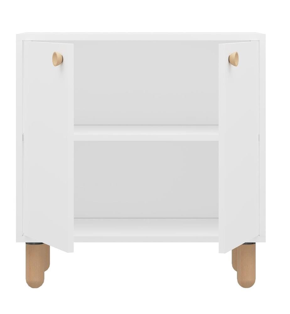 Mehrzweckschrank, weiss, 100 % melaminbeschichtete Spanplatte
