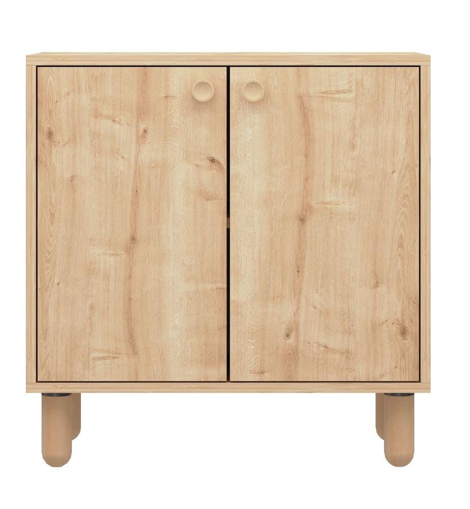 Mehrzweckschrank, Saphir-Eiche, 100 % melaminbeschichtete Spanplatte